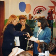 Carla Estrada, Juan Gabriel y Mónica Miguel