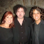 Carla Estrada, Tim Burton y Carlos Eduardo López